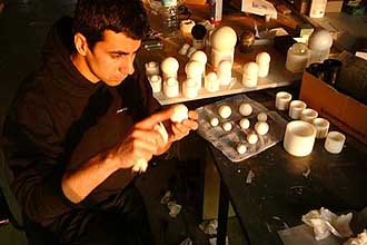 artist at work
