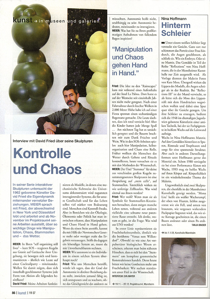 Meier das stadtmagazin Fried Interview