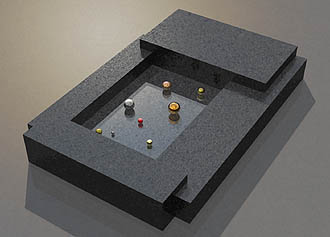 public kinetic interactive sculpture